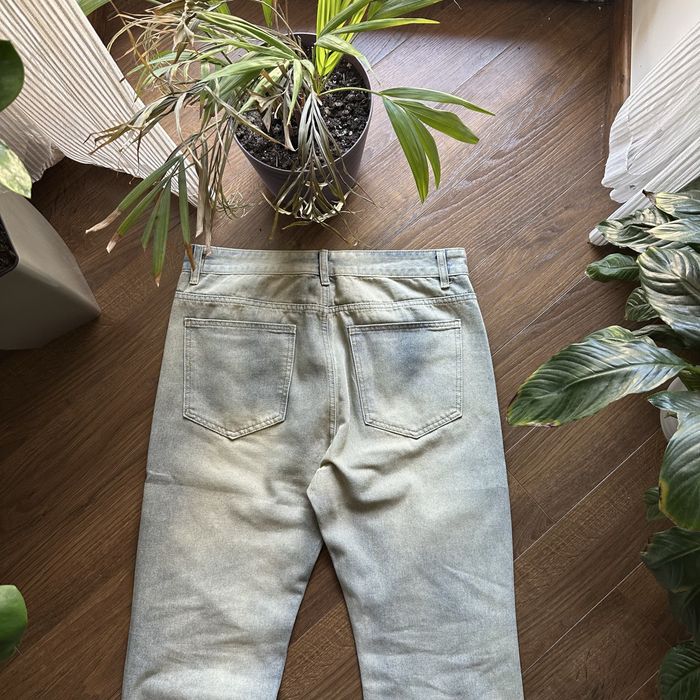 Flared washed blue Bootcut Jeans Джинси Фларед Кльош Клеш Широкі Baggy Y2k Sk8 Archive Opium Racer Jaded London Balenci Джинсы Буткат виварені Опиум