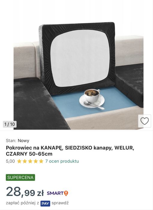 Pokrowce na narożnik / kanapę / poduszki