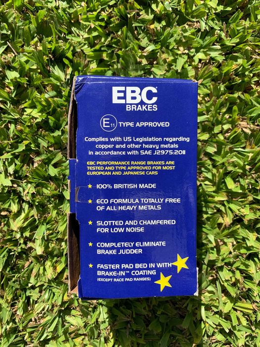 Pastilhas EBC Yellow Frente para Nissan Silvia S12