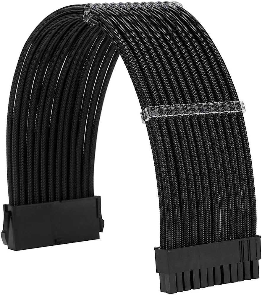 Кастомные кабеля для блока питания черные/белые: 210 грн .