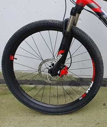 amortyzator widelec RockShox XC30 SILVER tapered QR9 100 mm 27,5"