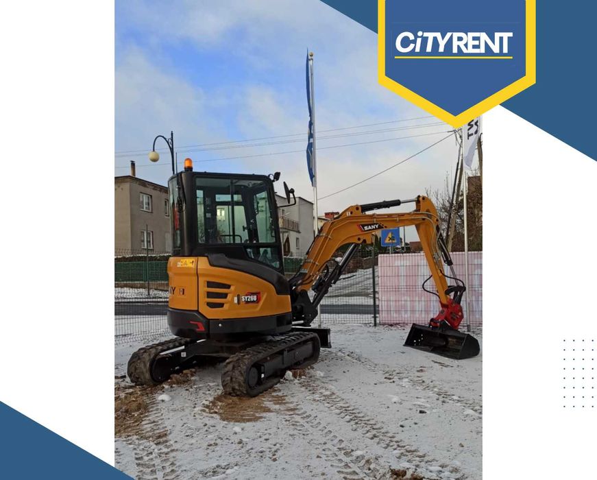 Wynajem minikoparki koparki – Chojnice