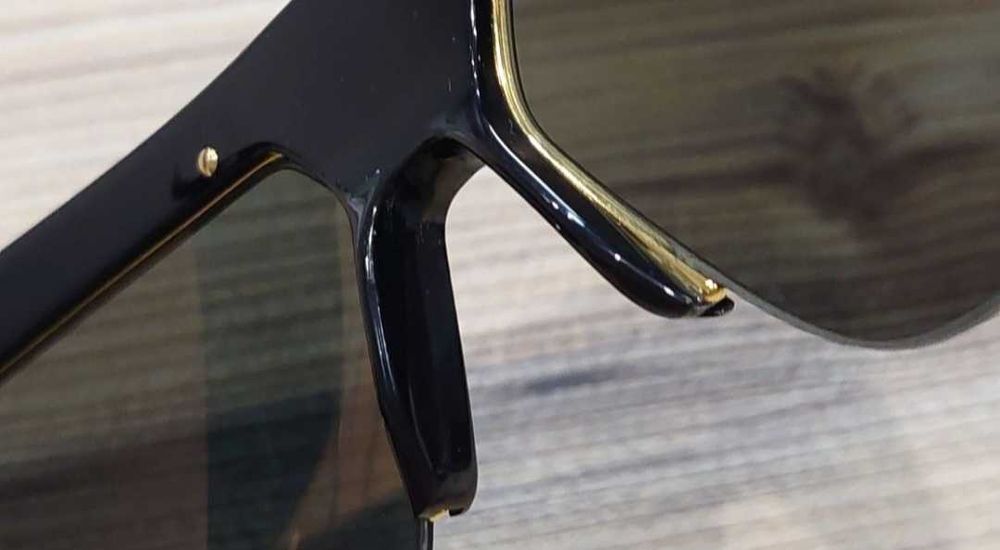 Damskie geometryczne  czarne okulary  VBS 93 C08 od Victoria Beckham!