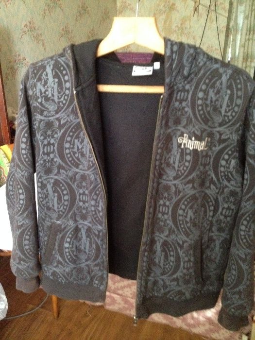 Кофта с капюшоном,тёплая (Индия)