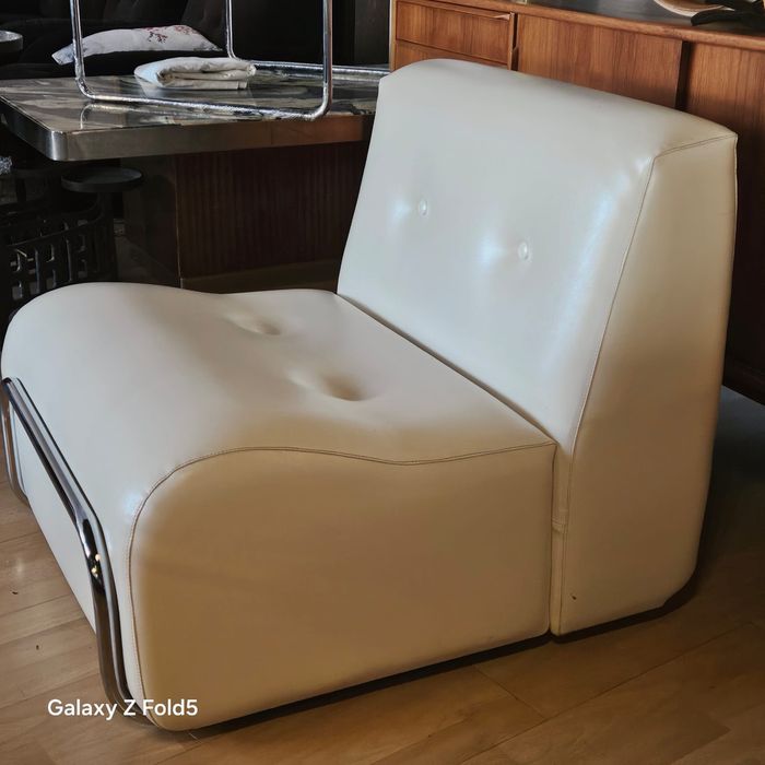 Adriano Piazzesi fotel mid century. Wlochy lata 60-te