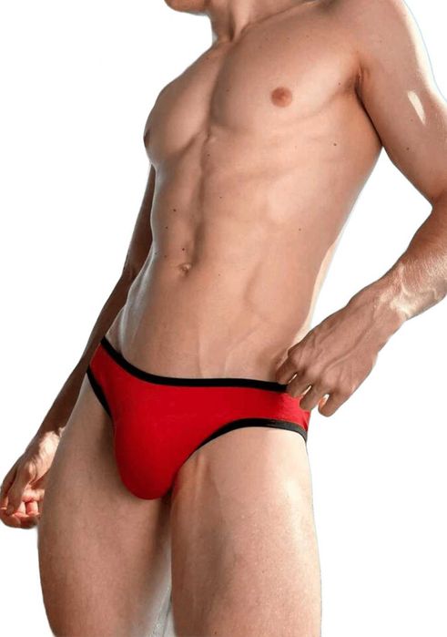 Męskia bielizna jockstrap z paskami z tyłu M