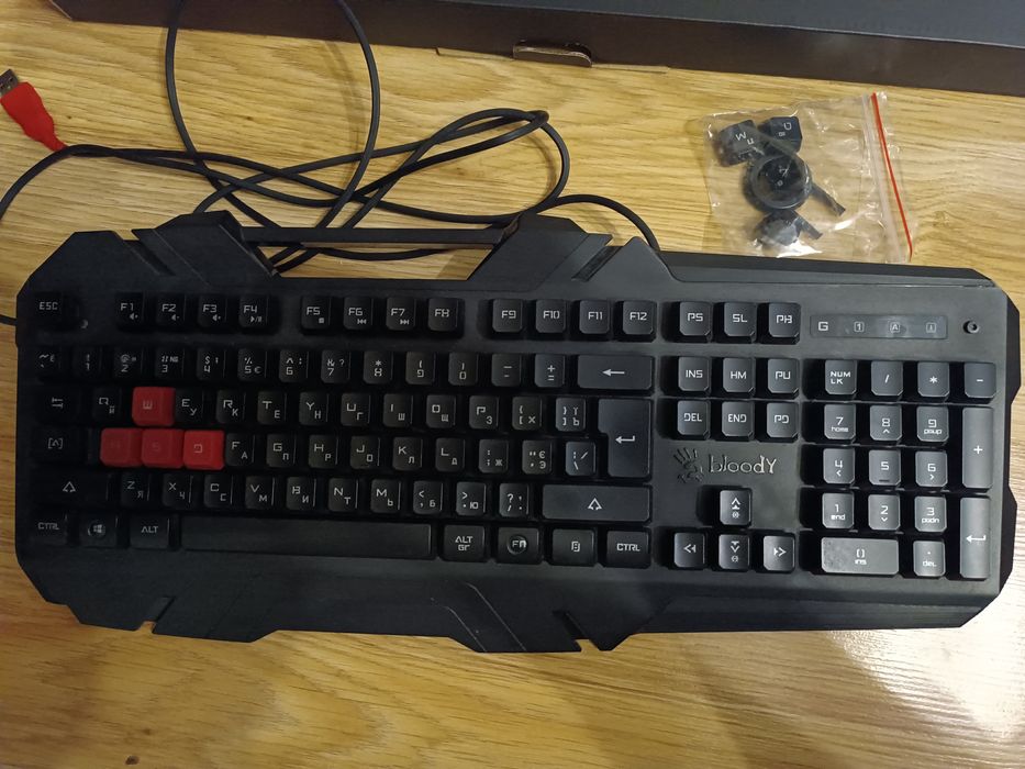 Клавіатура A4Tech Bloody B150N Black