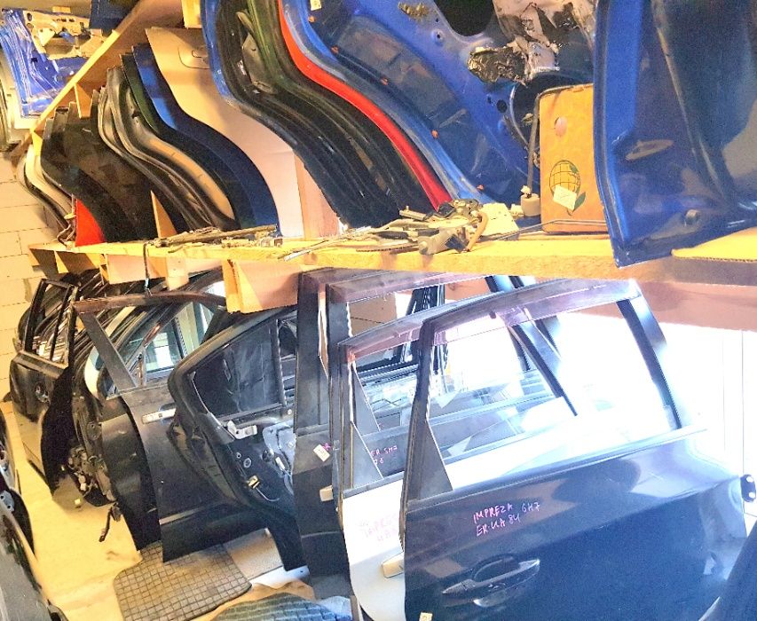 Дверь передняя задняя Subaru Impreza Legacy Outback Forester Tribeca