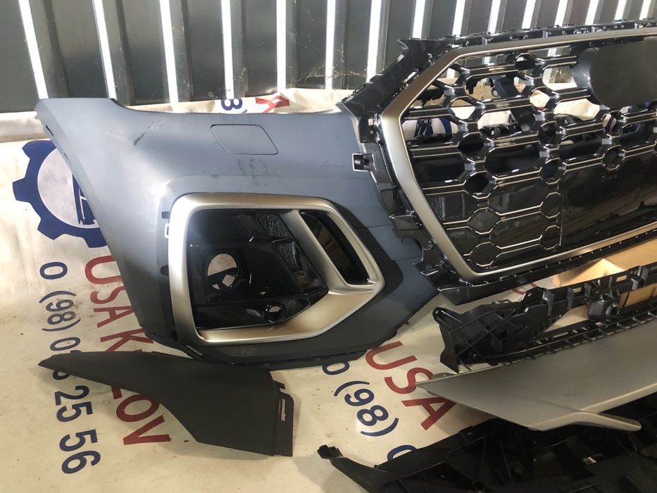Бампер передний Audi Q5 A80 S-Line 2021 2022 2023 2024 2025 рестайлинг