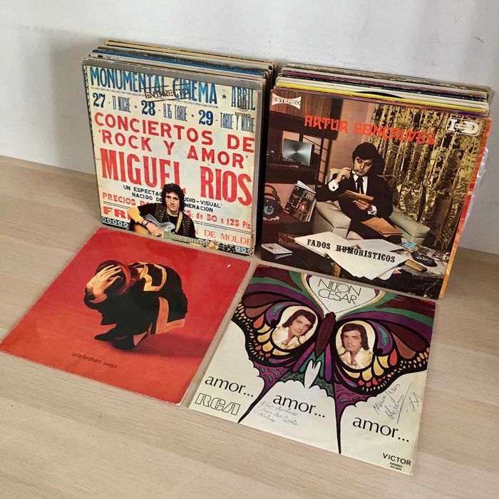 Discos vinil LP - 3€ cada - pop rock jazz portuguesa brasileira