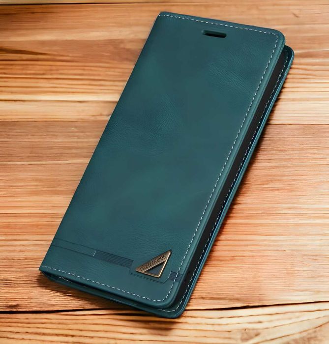 Чехол книжка магнитный Redmi note14\note10\note13 Кожаный чехол книга