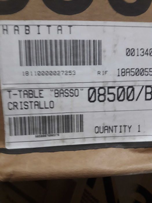 Mesa da Kartell Basso Cristallo