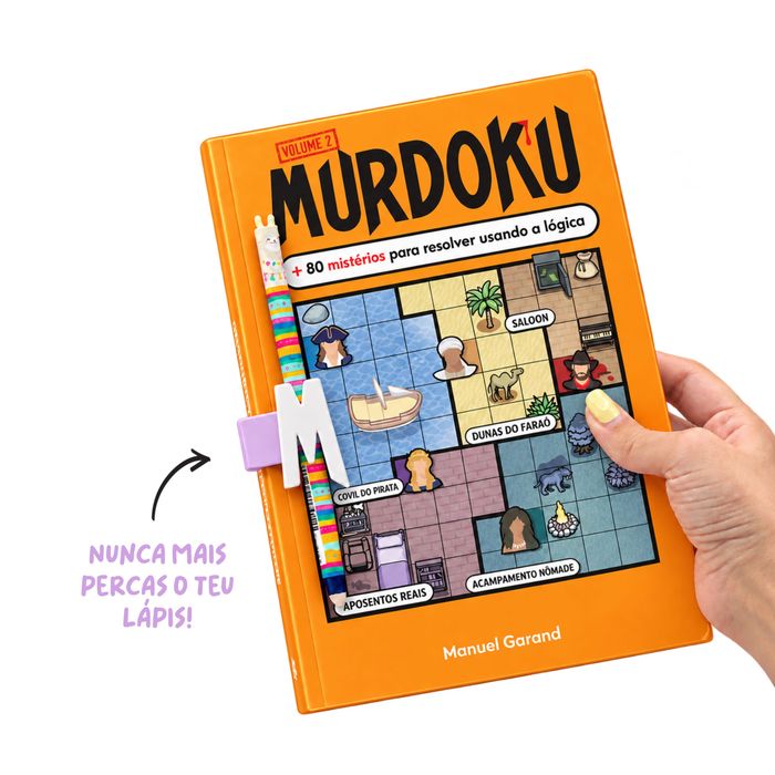 Suporte Lápis para Livro Murdoku