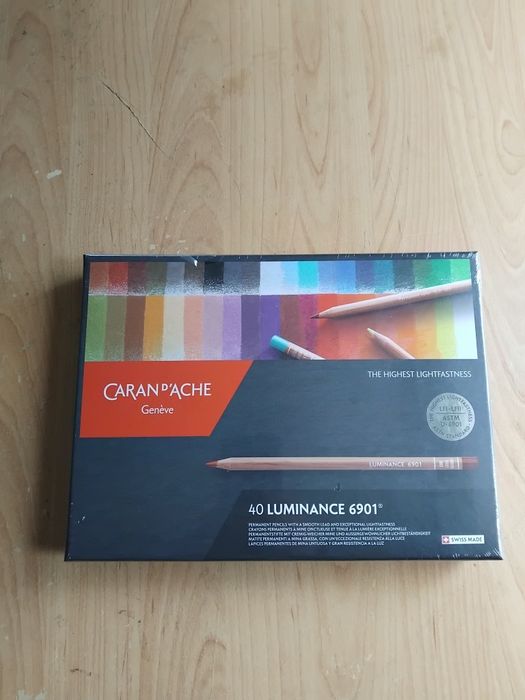 Komplet kredek Caran D Ache 40 szt. LUMINANCE 6901