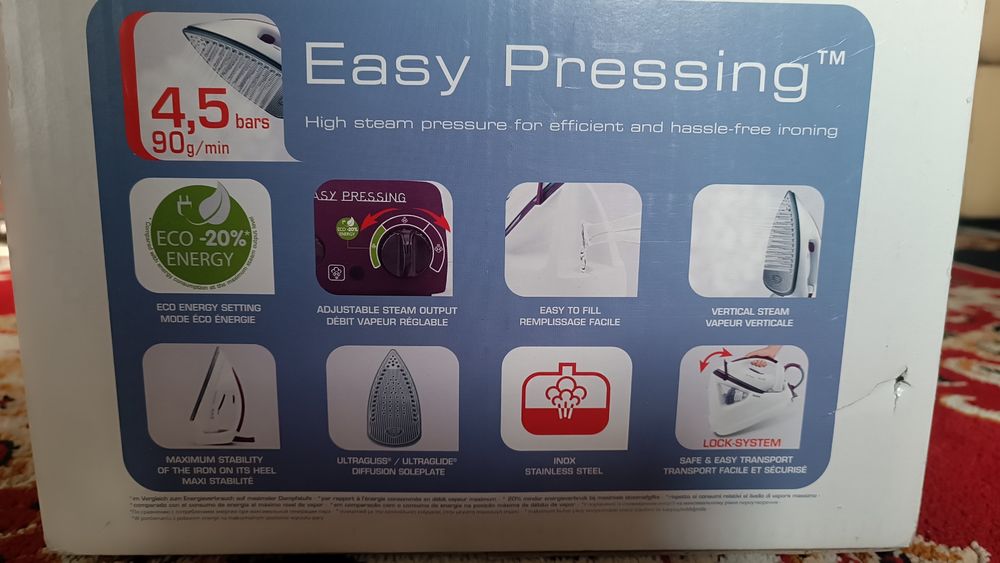 Tefal Easy Pressing GV5247 – żelazko parowe / generator pary – bdb stan