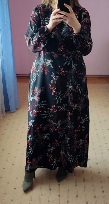 Сукня максі чорна 18 xl xxl