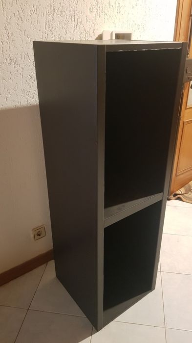 Movel preto IKEA 2 espaços de arrumação