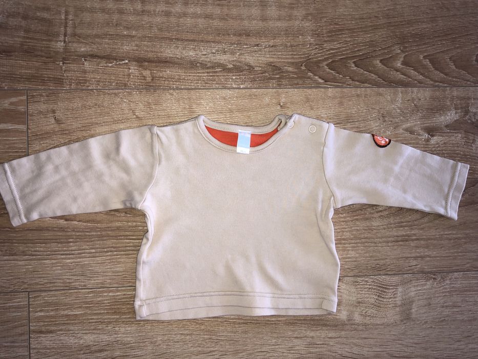 Zestaw chłopięcych ubranek Cool Club Ogrodniczki Bluzka rozm. 68 i 80