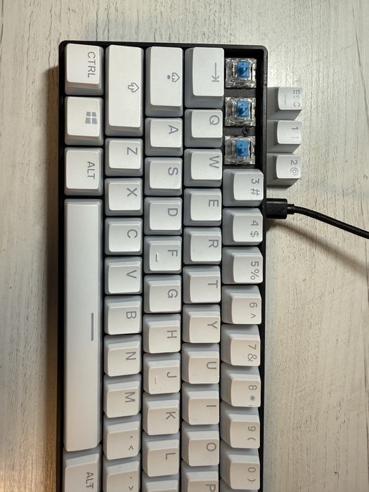 Клавіатура 60% Magegee MK-mini White