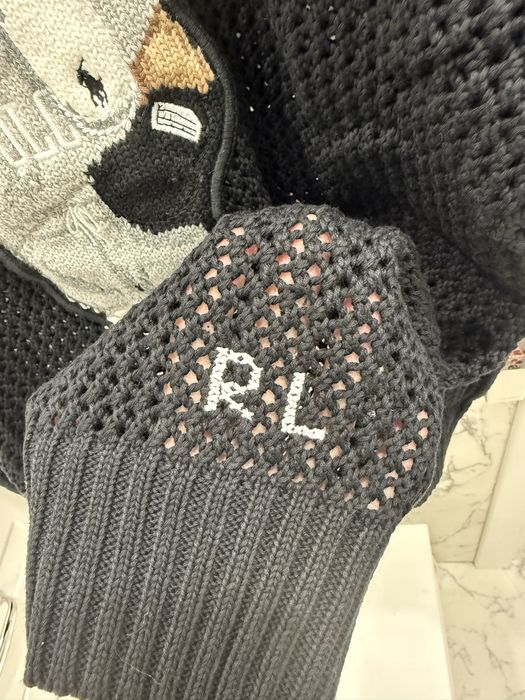 В стилі Polo Bear Ralph Lauren светр чорний розмір M поло ральф лорен