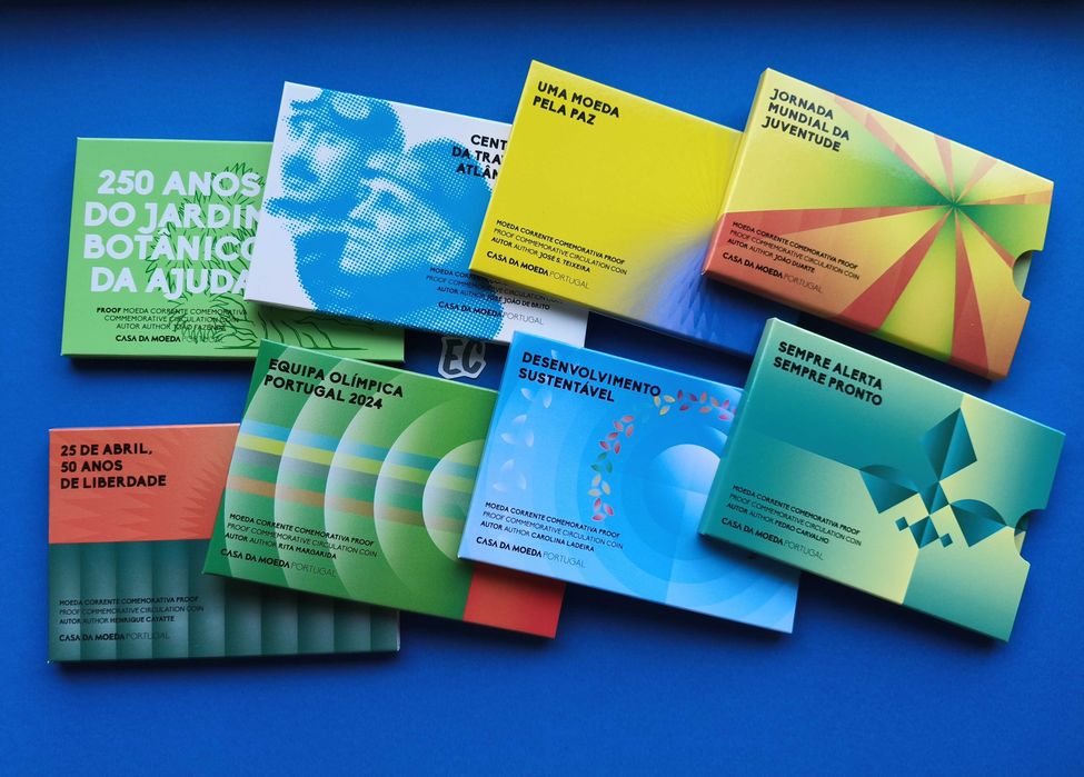 Moedas Comemorativas BNC e Proof Portugal