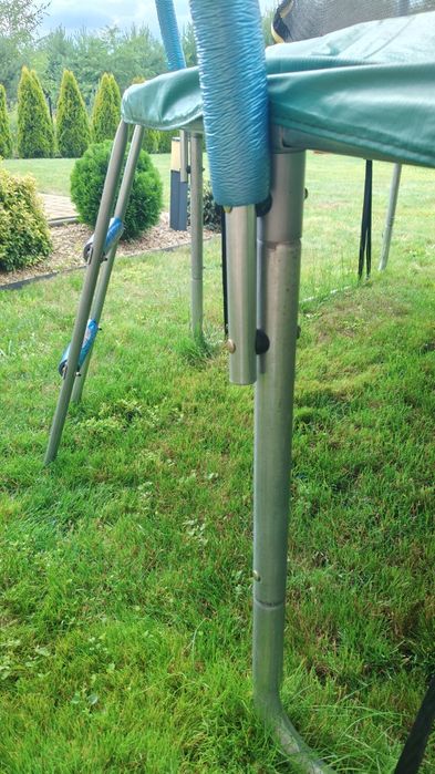 Trampolina 374cm 12ft Neo Sport bardzo duża zadbana garażowana trzylet