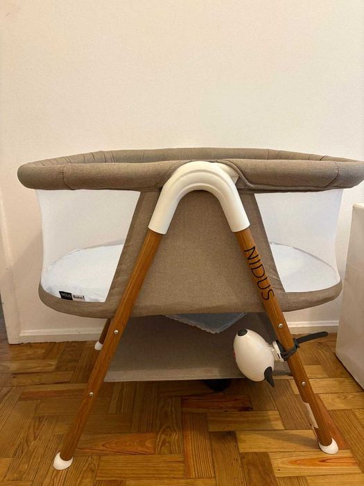 Berço - Asalvo Mini Berço Nidus Bege