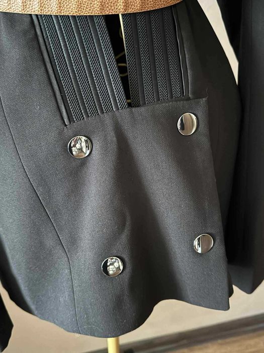 Elegancki blezer marynarka damska SuperTrash rozmiar 40 M/L czarny