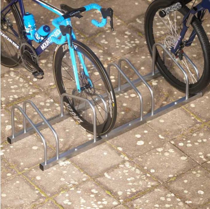 Stojak Rowerowy na 4 Rowery Stabilny Uchwyt Wytrzymała Konstrukcja