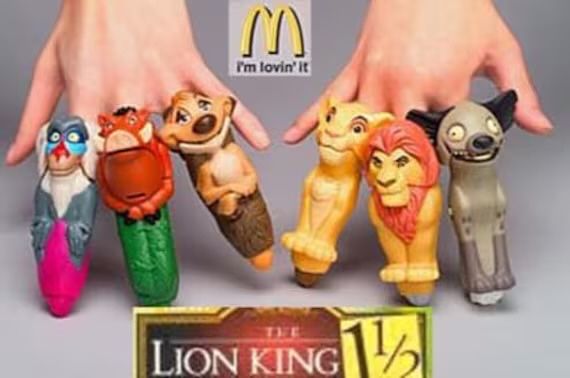 Король Лев 2003 звуковая игрушка из хэппи мил