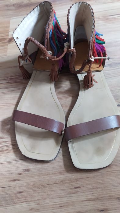 Buty  sandały skórzane Zara roz. 40 41