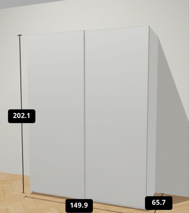 Roupeiro do Ikea como novo