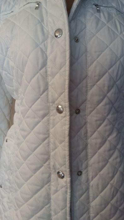 kurtka biała pikowana/ślub