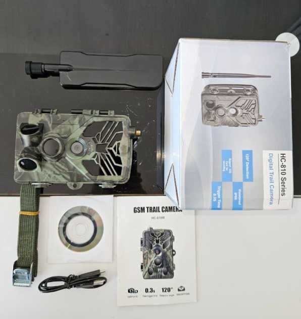 Câmara de Caça HC-810A 24MP Cartão SIM Visão Noturna (Nova)