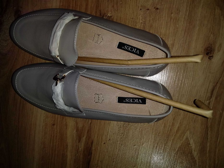 Buty Nowe WSUWANE MODNE DAMSKIE BUTY R.37 VICES wkładka 24 cm.