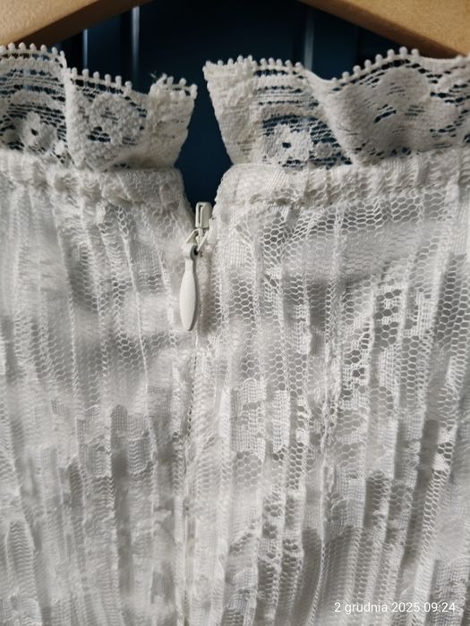 Bluzka dwie warstwy koronka Vero Moda mgiełka 165 cm S/M