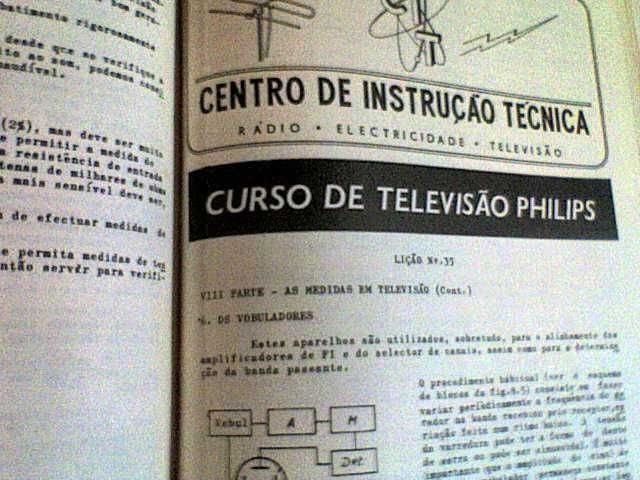 curso de televisão philips centro de instrução técnica