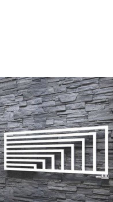 Grzejnik łazienkowy czarnyTerma ANGUS H poziomy