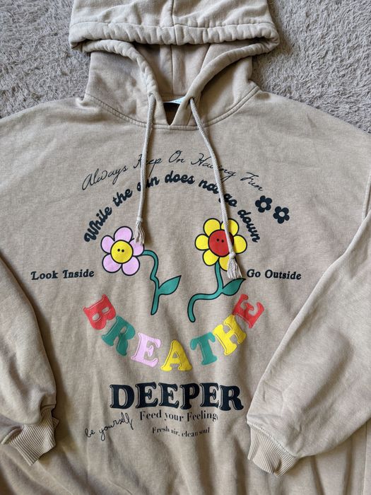 Bluza szeroka baggy Bershka S