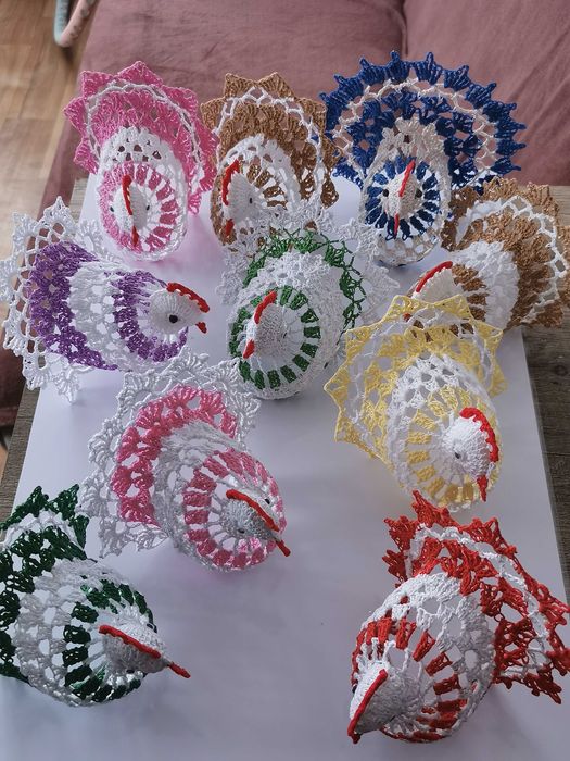 Rękodzieło, prace własne  na szydełku