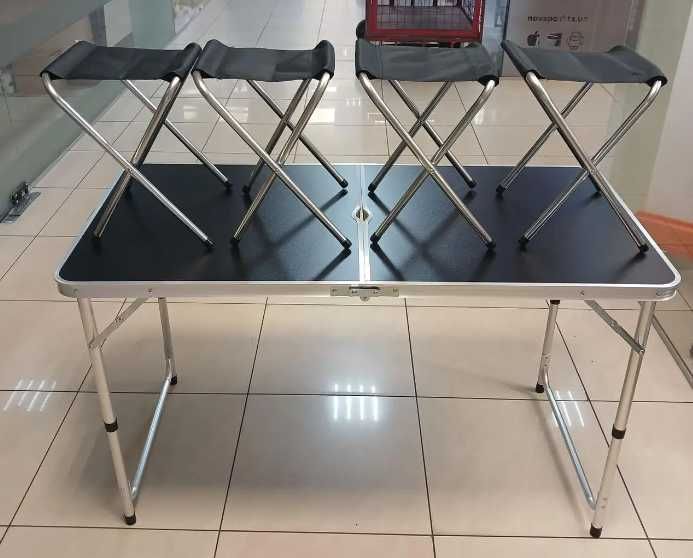 Стол складной чемодан + 4 стула для пикника