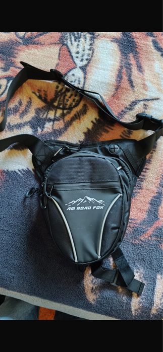 Bolsa de perna impermeável para moto