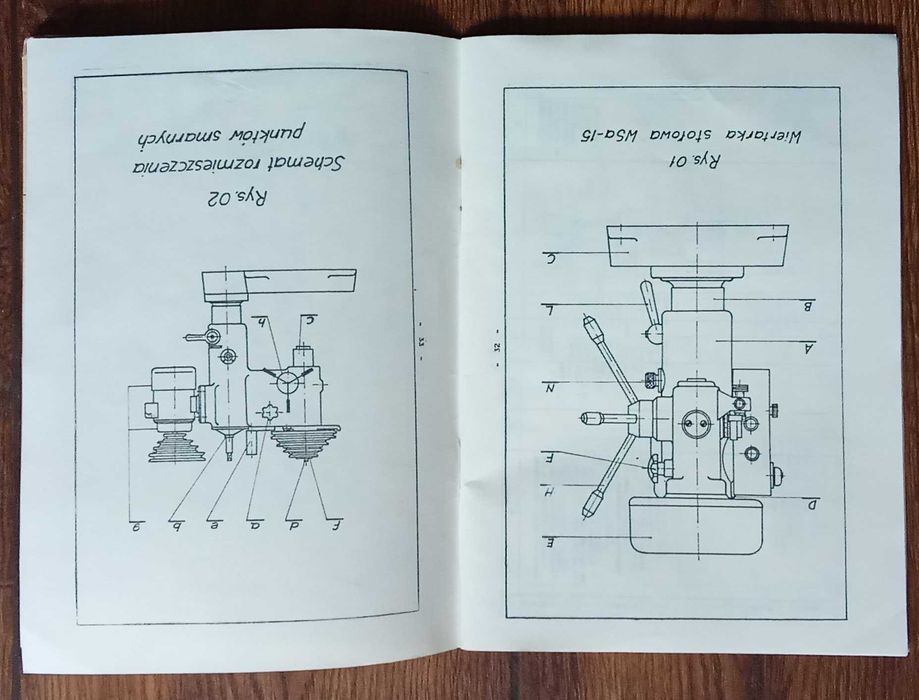 Instrukcja WSa-15a wiertarka stołowa WS-15