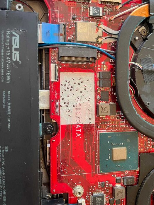 ASUS ROG Zephyrus M GU502GV para peças e carregador