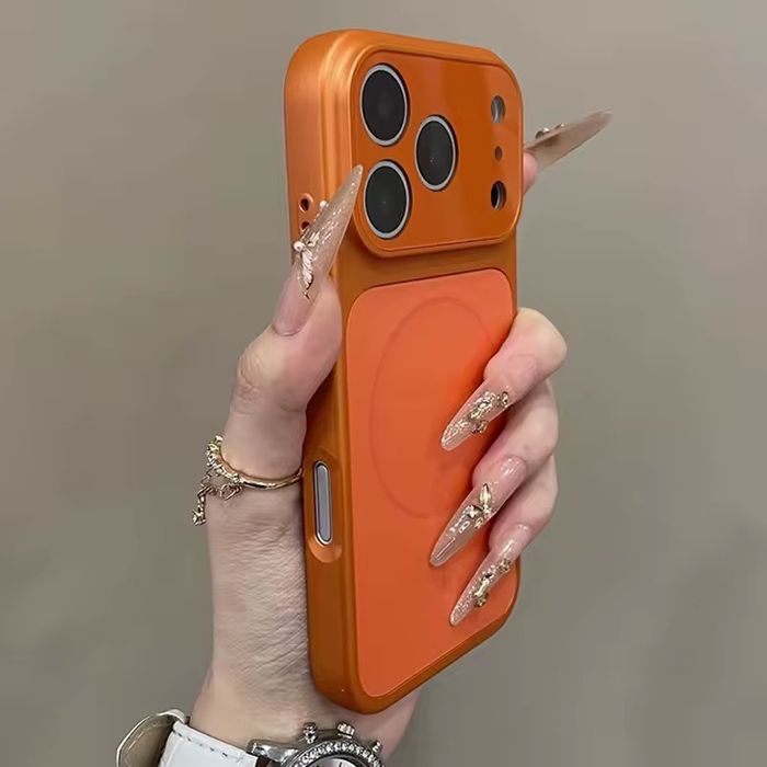 Чохол MagSafe iPhone 14 / 15 Pro Max чехол айфон про макс оранжевий