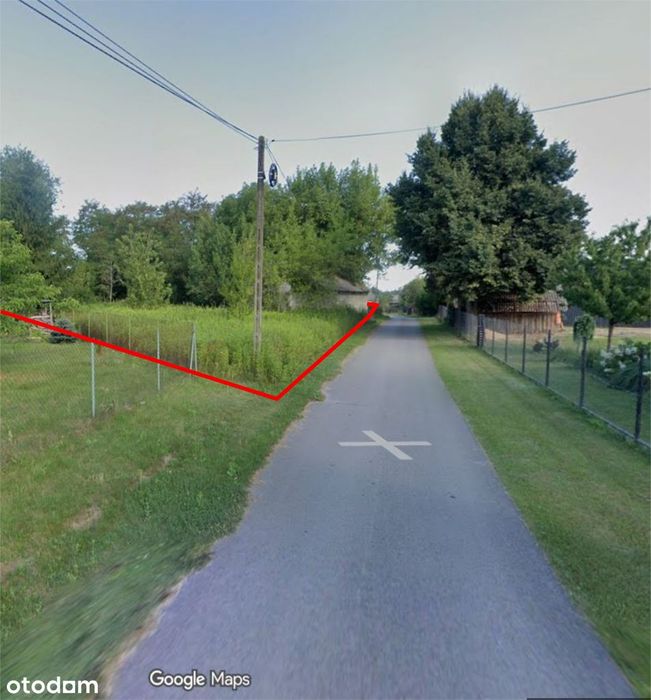 Działka budowlana 1942 m², wydane WZ na dwa domy, nad Wisłą, Gniazdków - Widok 3