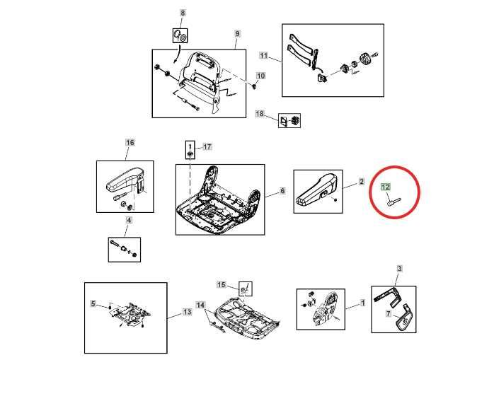 AL210479 Zestaw fotela John Deere Grammer MSG95AL/741