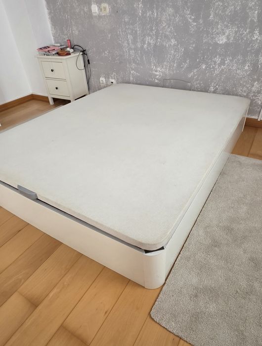 Cama casal com arrumação 1,60mt x 2mt