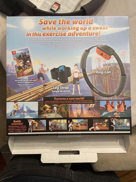 RingFit Aventure nitendo switch