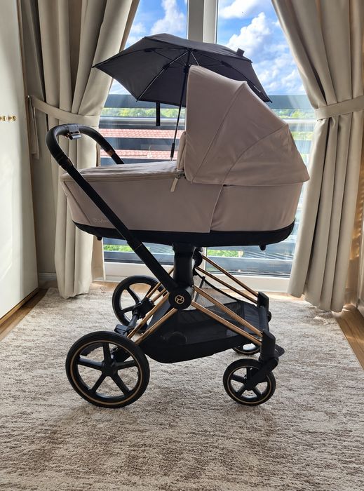 Cybex Priam 4.0 Cozy Beige Rose Gold 4w1